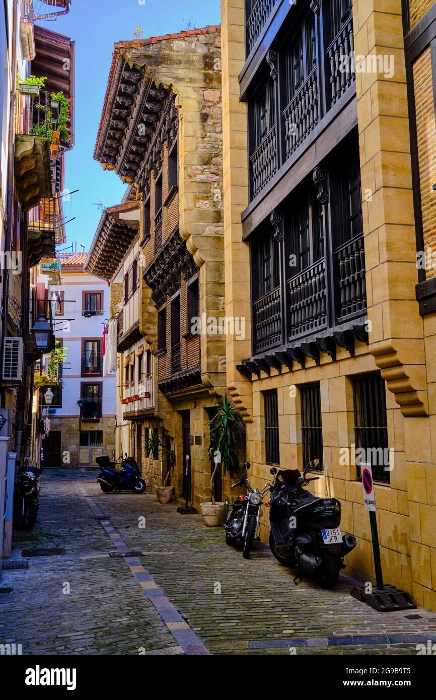 Pain, pays basque, Guipuscoa, Hondarribia, vieille ville Banque D'Images