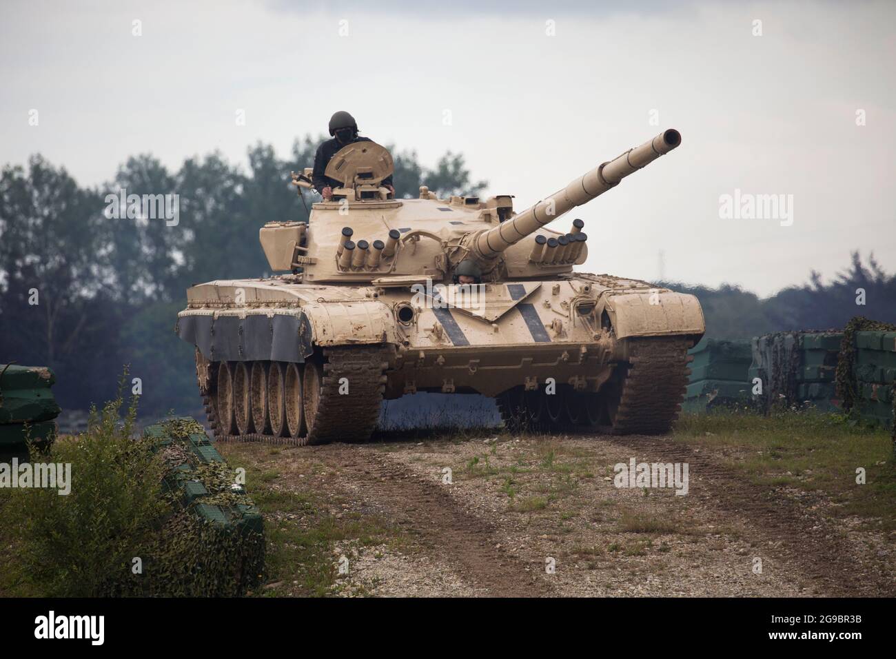 T72 Russian Tank, Bovington Tank Museum, Dorset, Angleterre. Banque D'Images