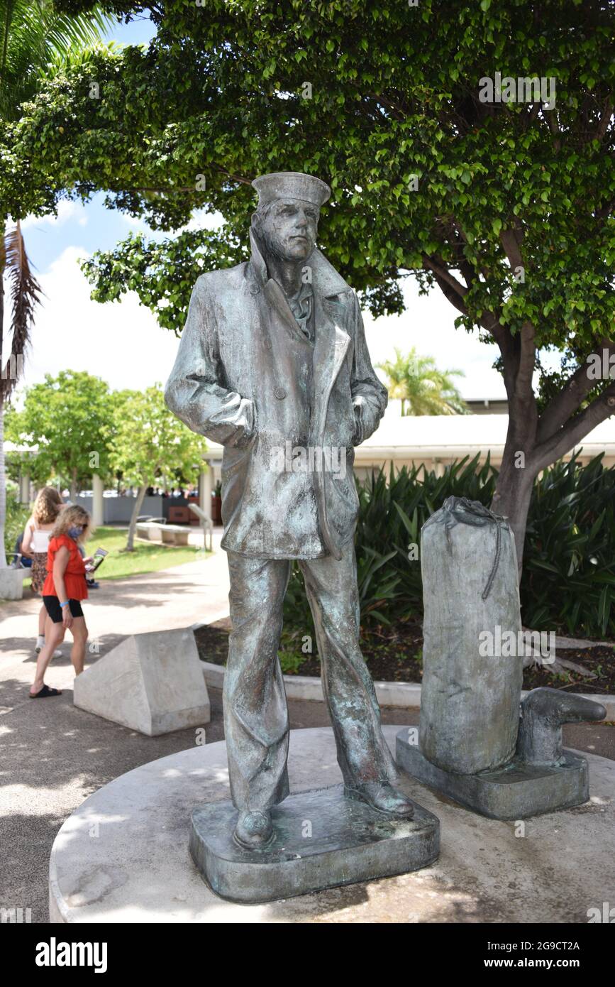 Oahu, Bonjour. ÉTATS-UNIS 6/5/2021. Sites historiques de Pearl Harbor. ÉTATS-UNIS Arizona. ÉTATS-UNIS Missouri, États-Unis Bowfin. Mémorial de la Seconde Guerre mondiale de Pearl Harbor. Banque D'Images