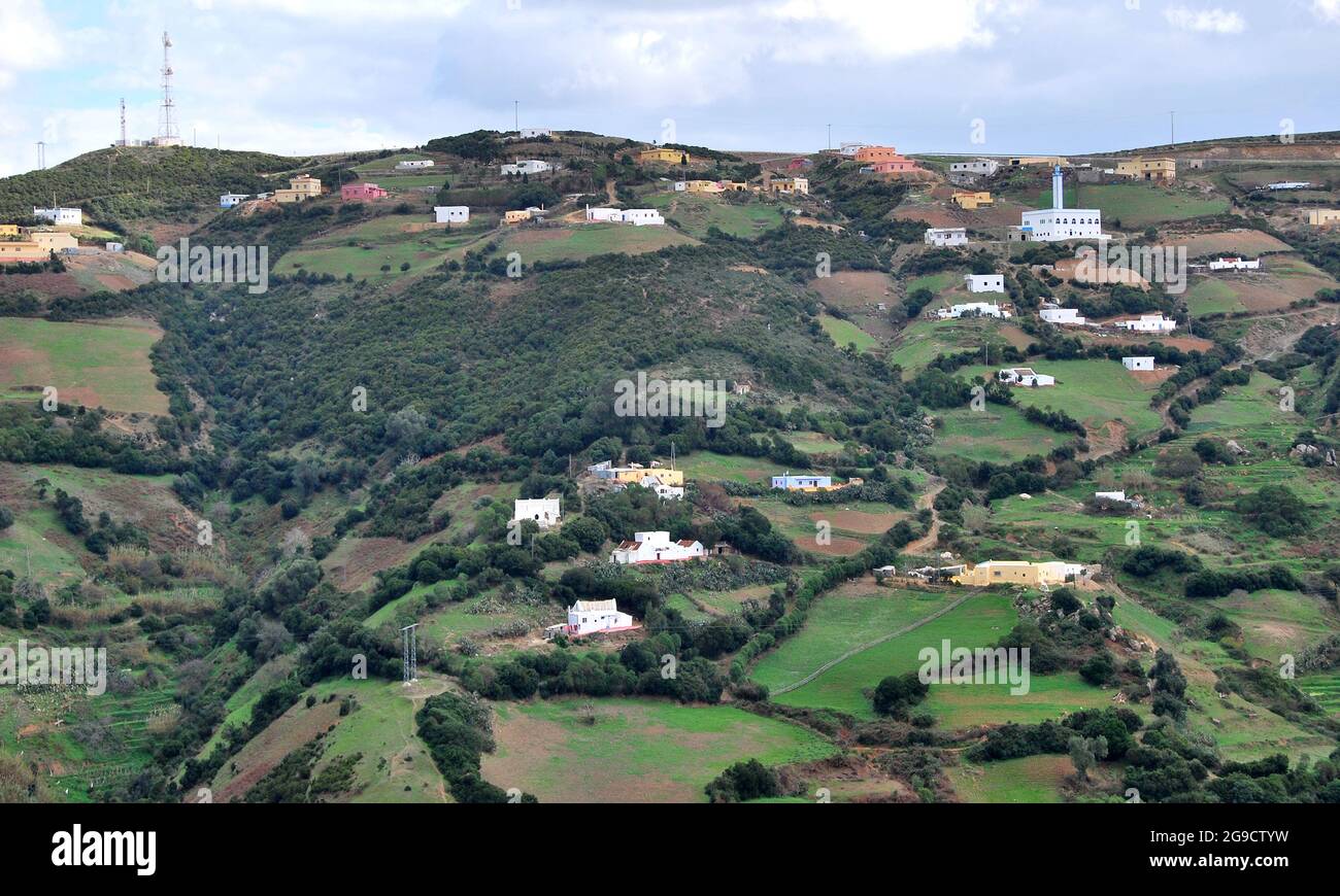 Beau paysage naturel du Maroc Banque D'Images
