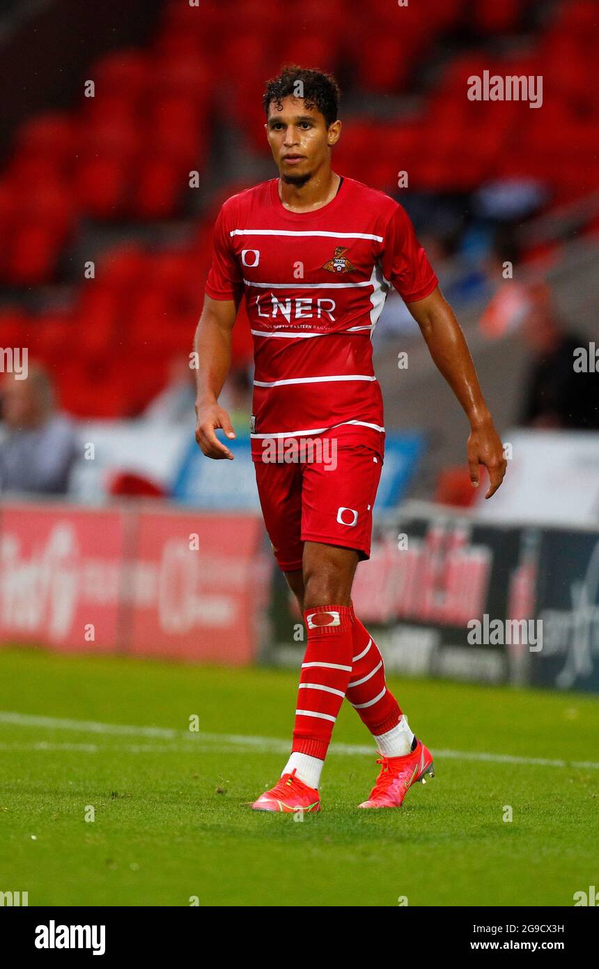 Doncaster, Angleterre, 23 juillet 2021. Doncaster Rovers pendant le match amical d'avant-saison au Keepmoat Stadium, Doncaster. Crédit photo devrait se lire: Lynne Cameron / Sportimage Banque D'Images