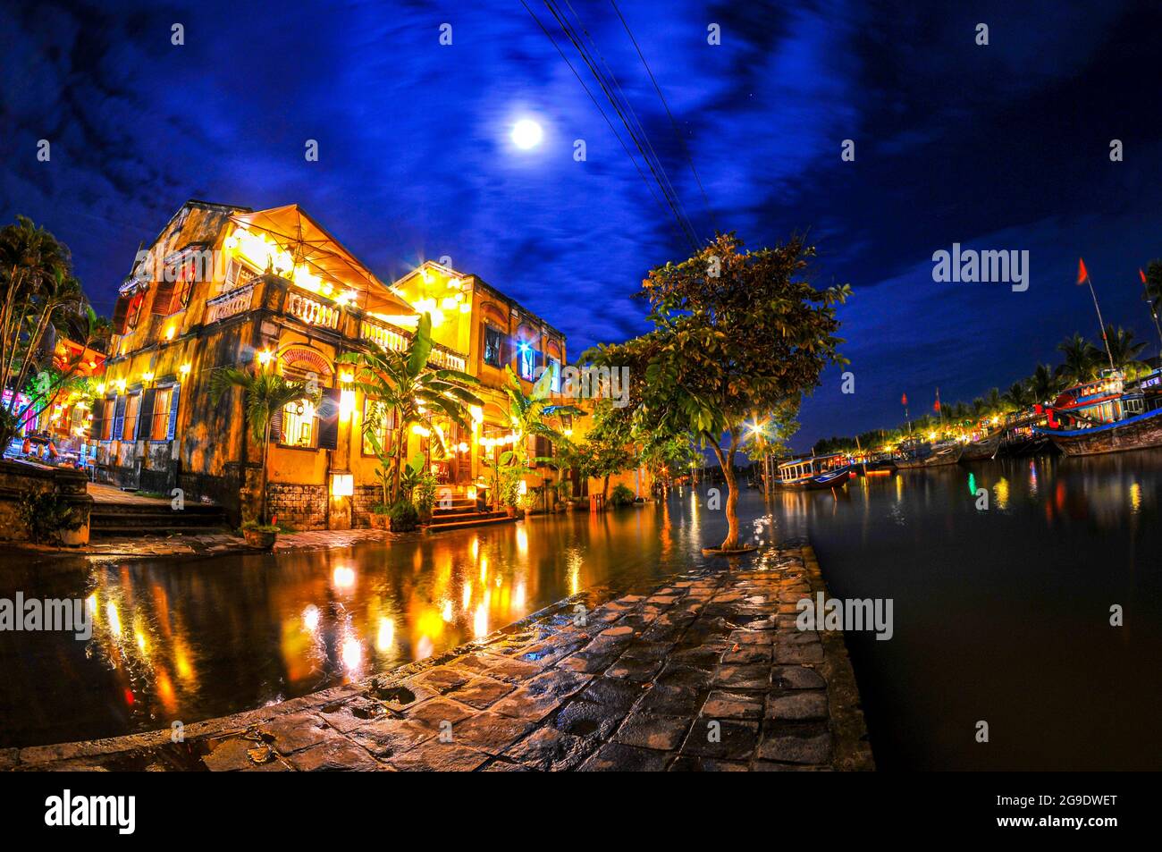 Nice Hoi une ancienne ville dans la province de Quang Nam centre du Vietnam Banque D'Images