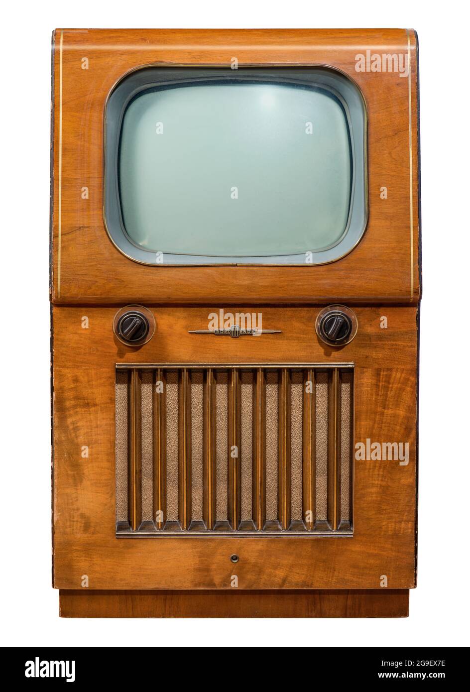 Broadcast, télévision, TV set, typ Nordmende Favorit, Allemagne, 1953, INFO-AUTORISATION-DROITS-SUPPLÉMENTAIRES-NON-DISPONIBLE Banque D'Images