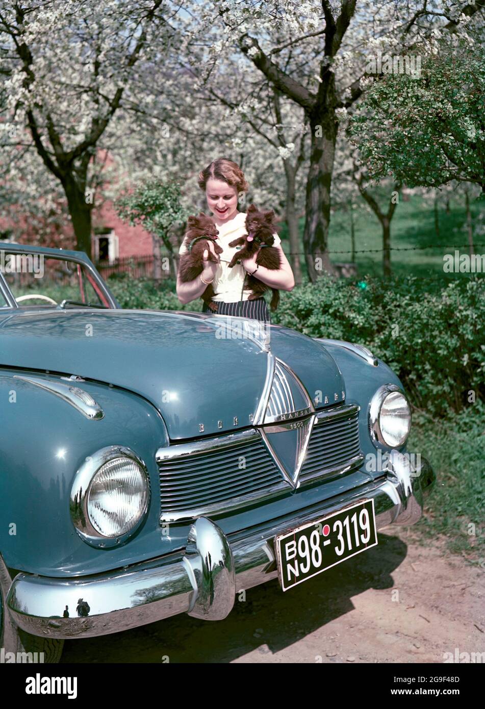 Transport, voiture, Borgward Hansa 1500, 1949-1952, DROITS-SUPPLÉMENTAIRES-AUTORISATION-INFO-NON-DISPONIBLE Banque D'Images