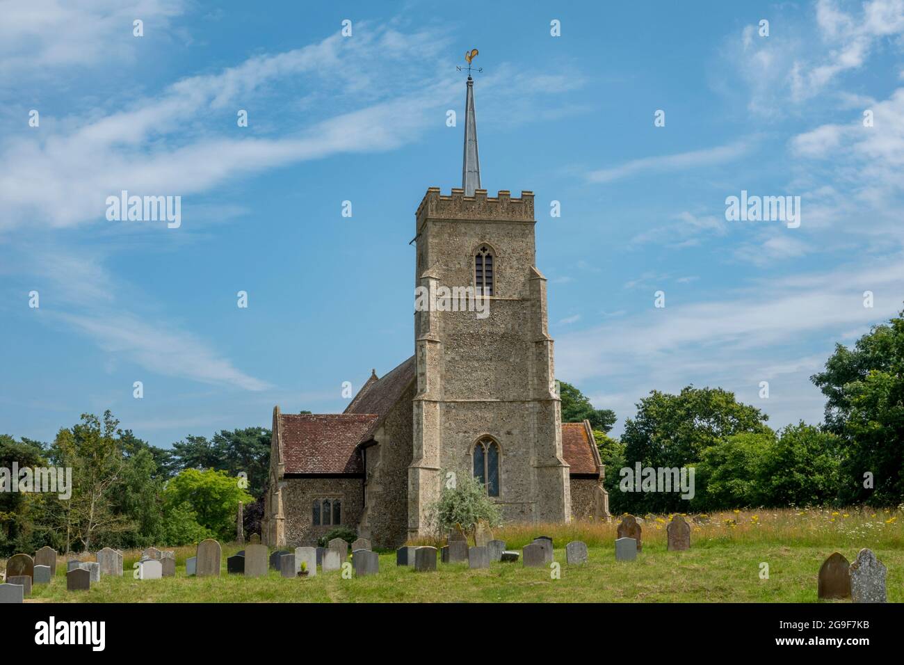 Église de la Toussaint, Sudbourne Suffolk Banque D'Images