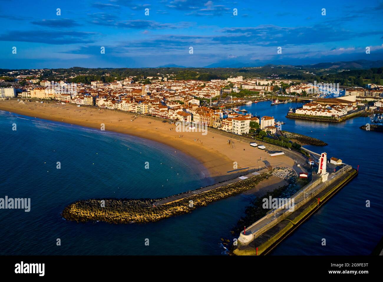 France, Pyrénées-Atlantiques (64), pays Basque, baie de Saint-Jean-de-Luz Banque D'Images