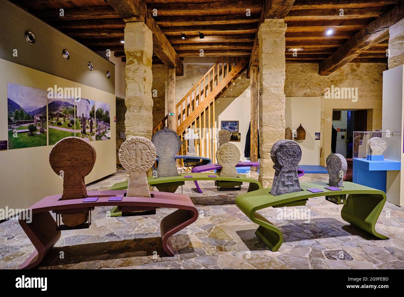 France, Pyrénées-Atlantiques (64), Bayonne, musée basque de l'histoire de Bayonne Banque D'Images