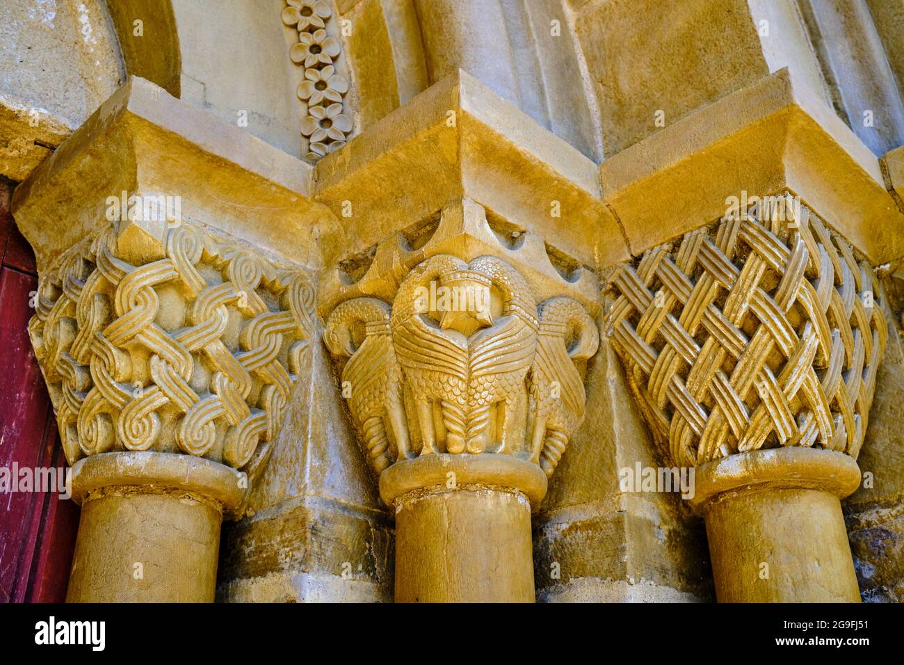 France, Pyrénées-Atlantiques (64), pays Basque, Mauléon, l'Hôpital Saint-Blaise classé au patrimoine mondial par l'UNESCO, exemple d'Hispano mauresque A. Banque D'Images