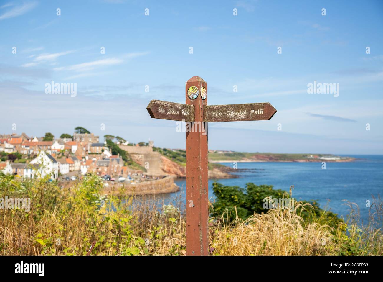 Chemin de la côte de Fife Banque D'Images