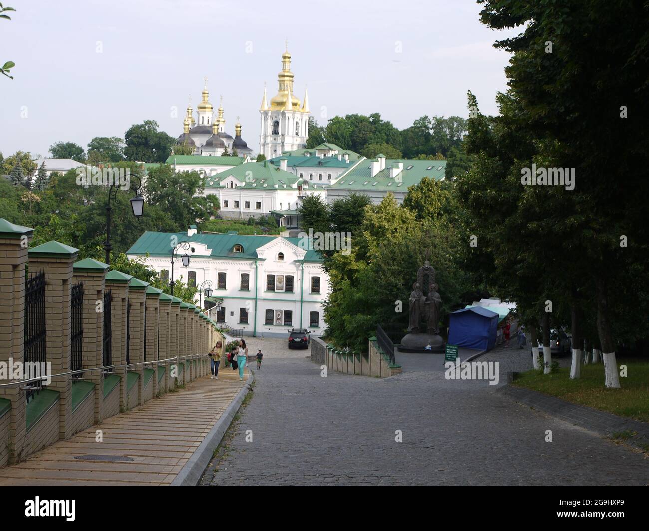 A l'intérieur du Kyiv-Pechersk Lavra, (monastère des grottes de Kiev), un monastère chrétien orthodoxe de l'est historique de Kiev Banque D'Images