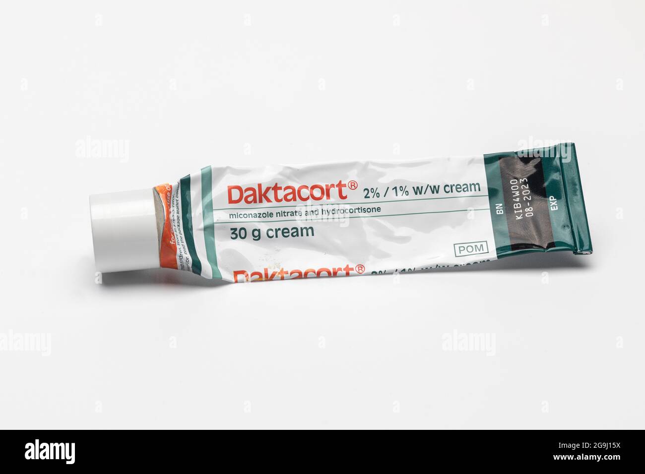 Crème hydrocortisone daktacort Banque de photographies et d’images à