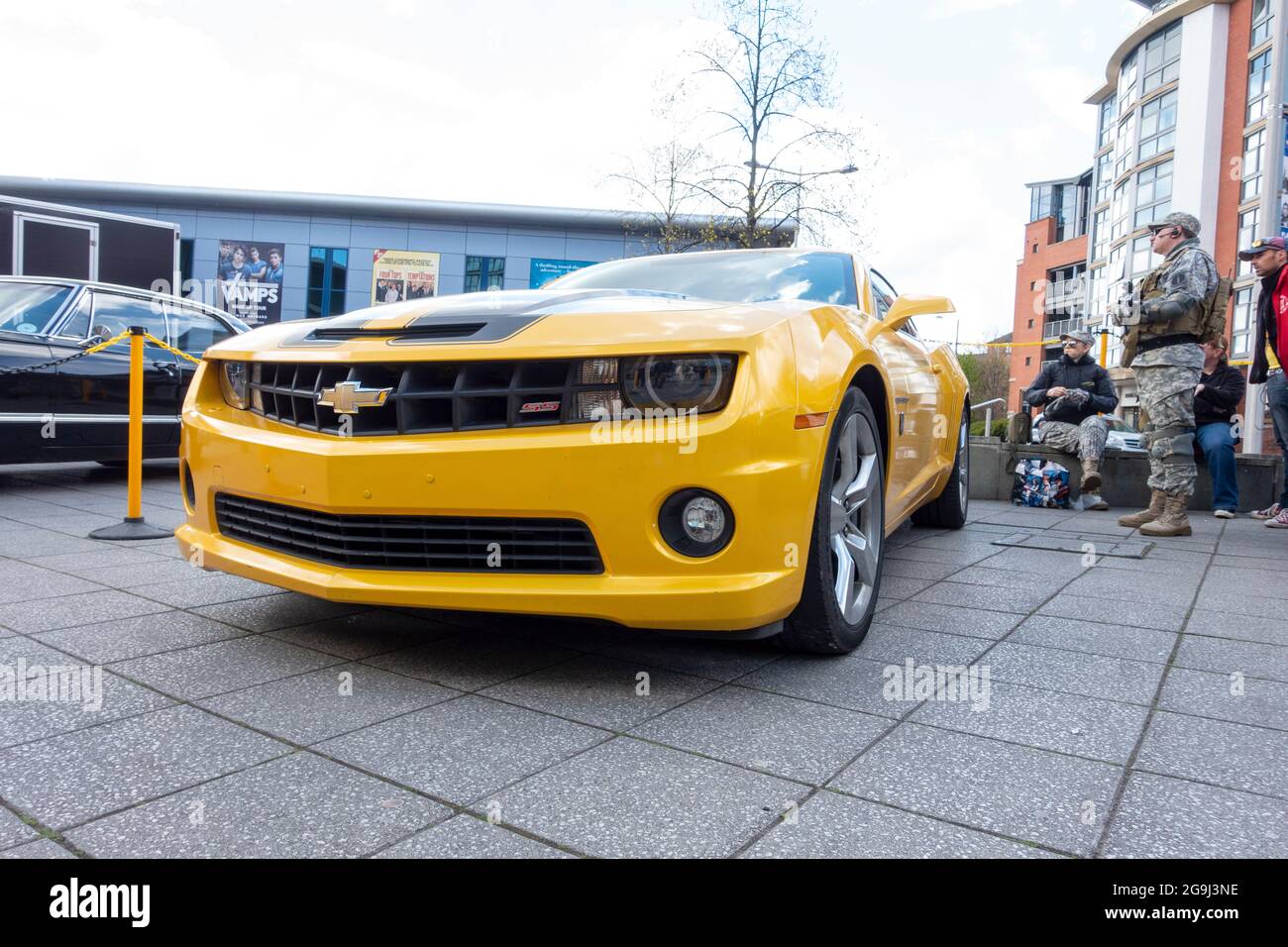 Voiture du film Transformers exposés lors d'une convention Banque D'Images