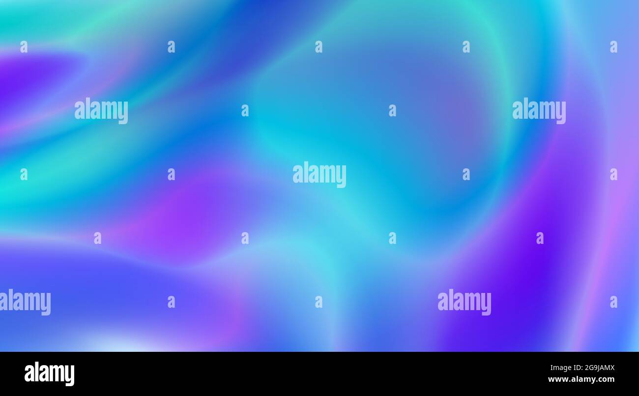 Brillance. Arrière-plan abstrait bleu, violet et turquoise flou avec dégradé de couleurs néon. Superbe papier peint à motifs raster Banque D'Images