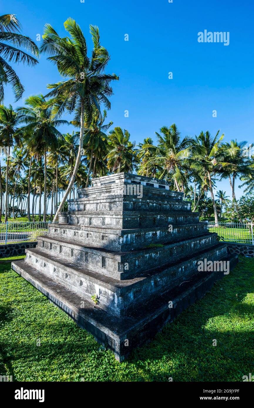 Tombeau de la dynastie à Apia, Samoa, Upolo, Pacifique Sud Banque D'Images