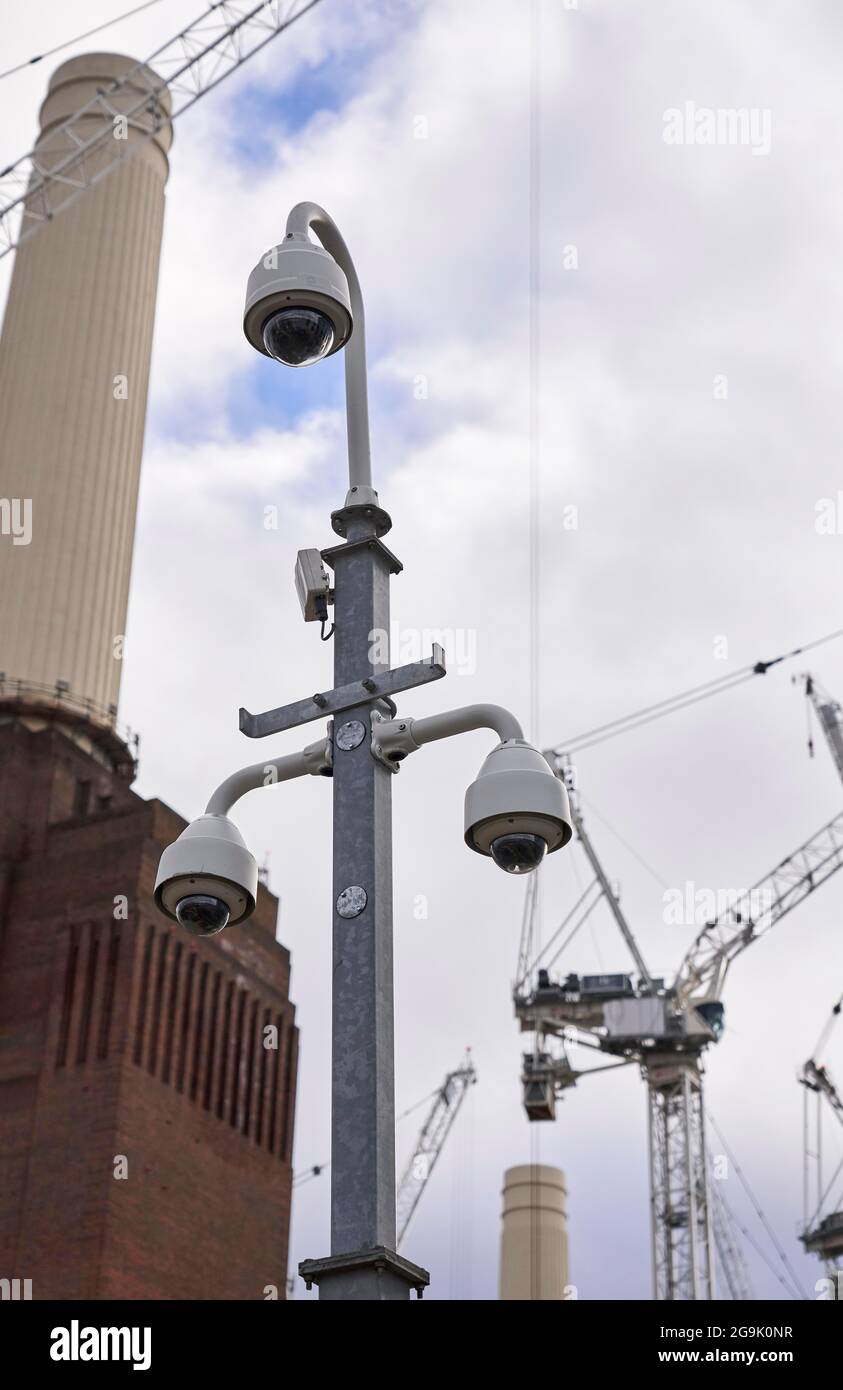 Caméras de surveillance, Londres, Angleterre, Royaume-Uni Banque D'Images