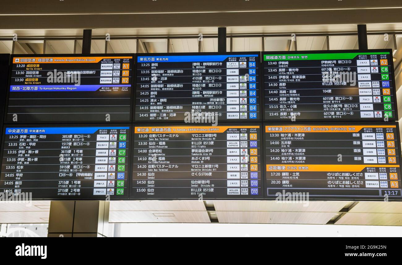 Panneau pour le Metroline Tokyo, Japon Banque D'Images