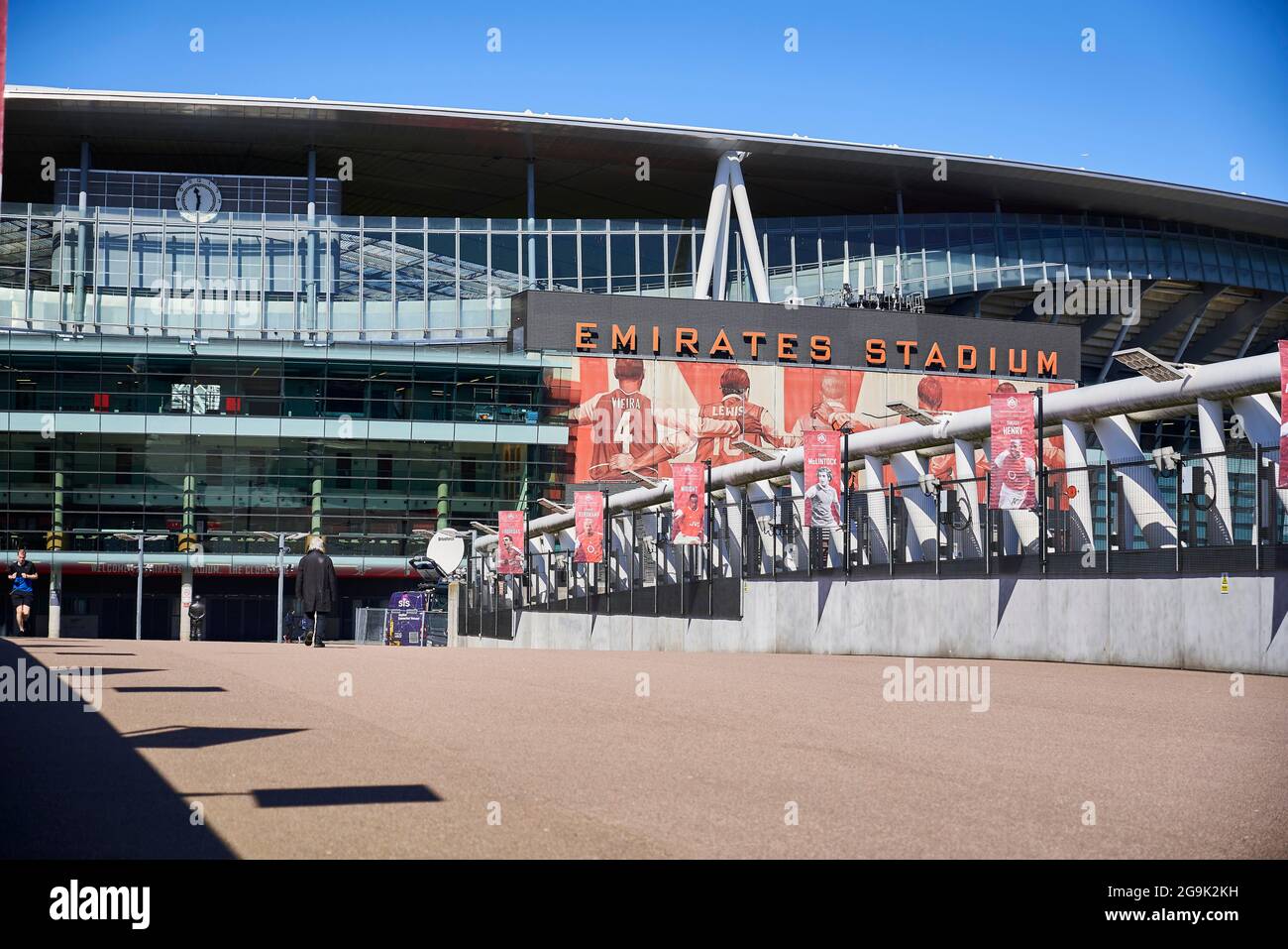 Arsenal Emirates Stadium, Londres, Angleterre, Royaume-Uni Banque D'Images