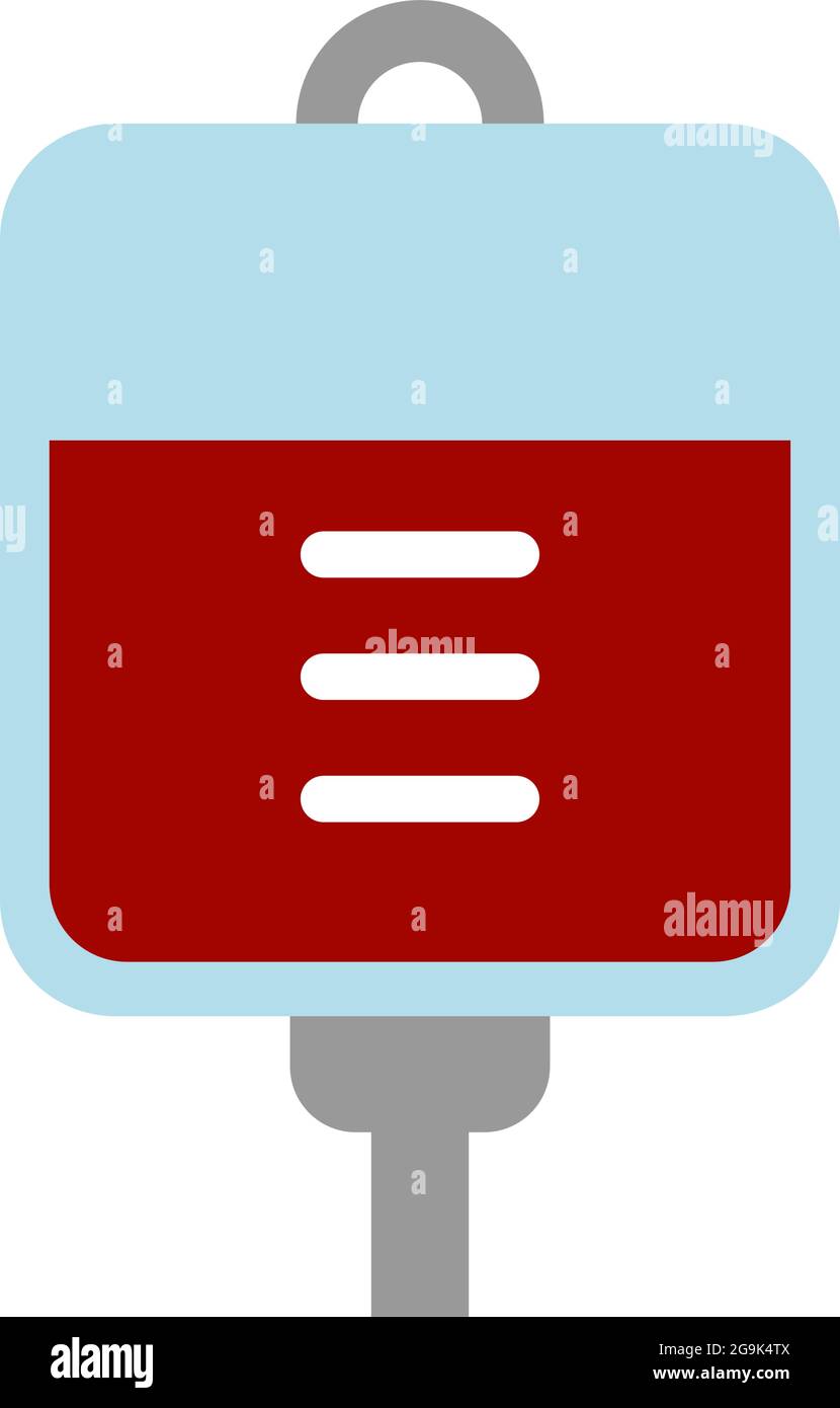 Illustration de l'icône du vecteur de don de sang Illustration de Vecteur