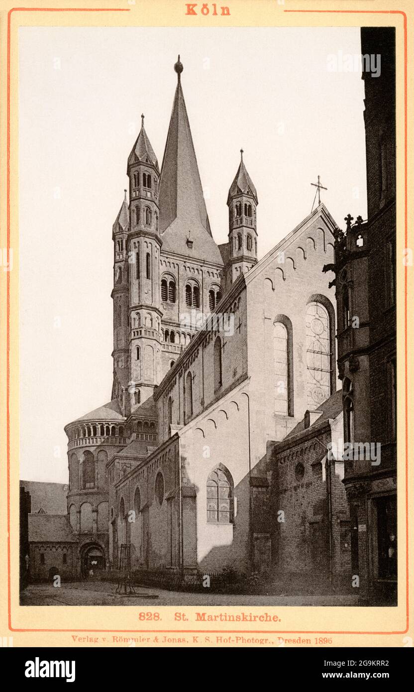 Géographie / voyage, Allemagne, Rhénanie-du-Nord-Westphalie, Église Saint-Martin, DROITS-SUPPLÉMENTAIRES-AUTORISATION-INFO-NON-DISPONIBLE Banque D'Images