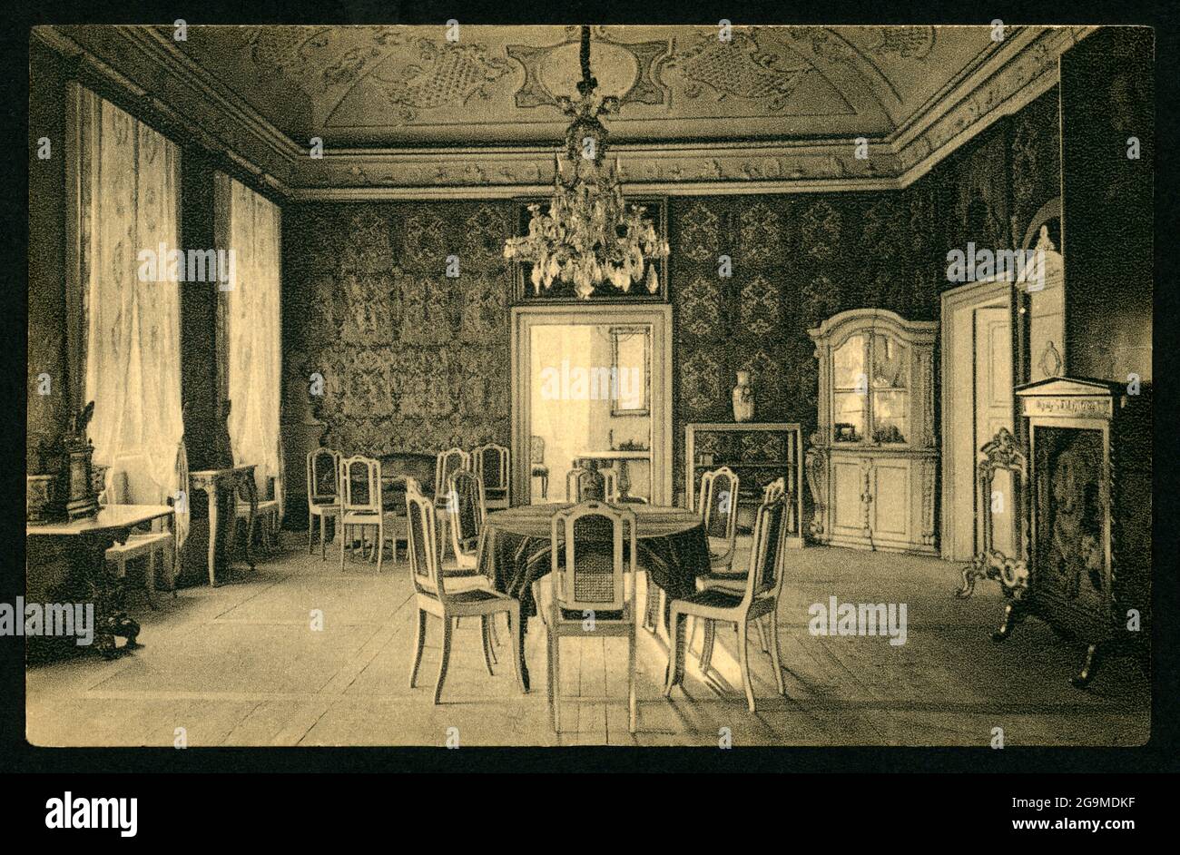 Géographie / Voyage, Allemagne, Saxe, Schloss Weesenstein ( Château de Weesenstein ), intérieur, DROITS-SUPPLÉMENTAIRES-AUTORISATION-INFO-NON-DISPONIBLE Banque D'Images