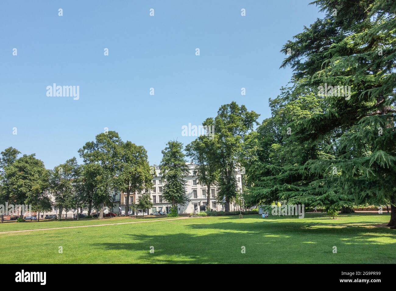 Pump Room Gardens Royal Leamington Spa Banque D'Images