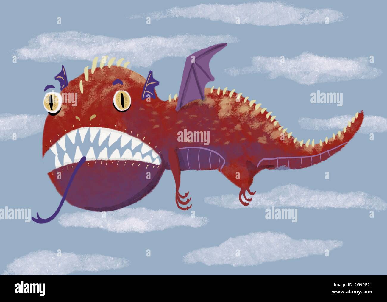 Illustration de dragon Banque D'Images