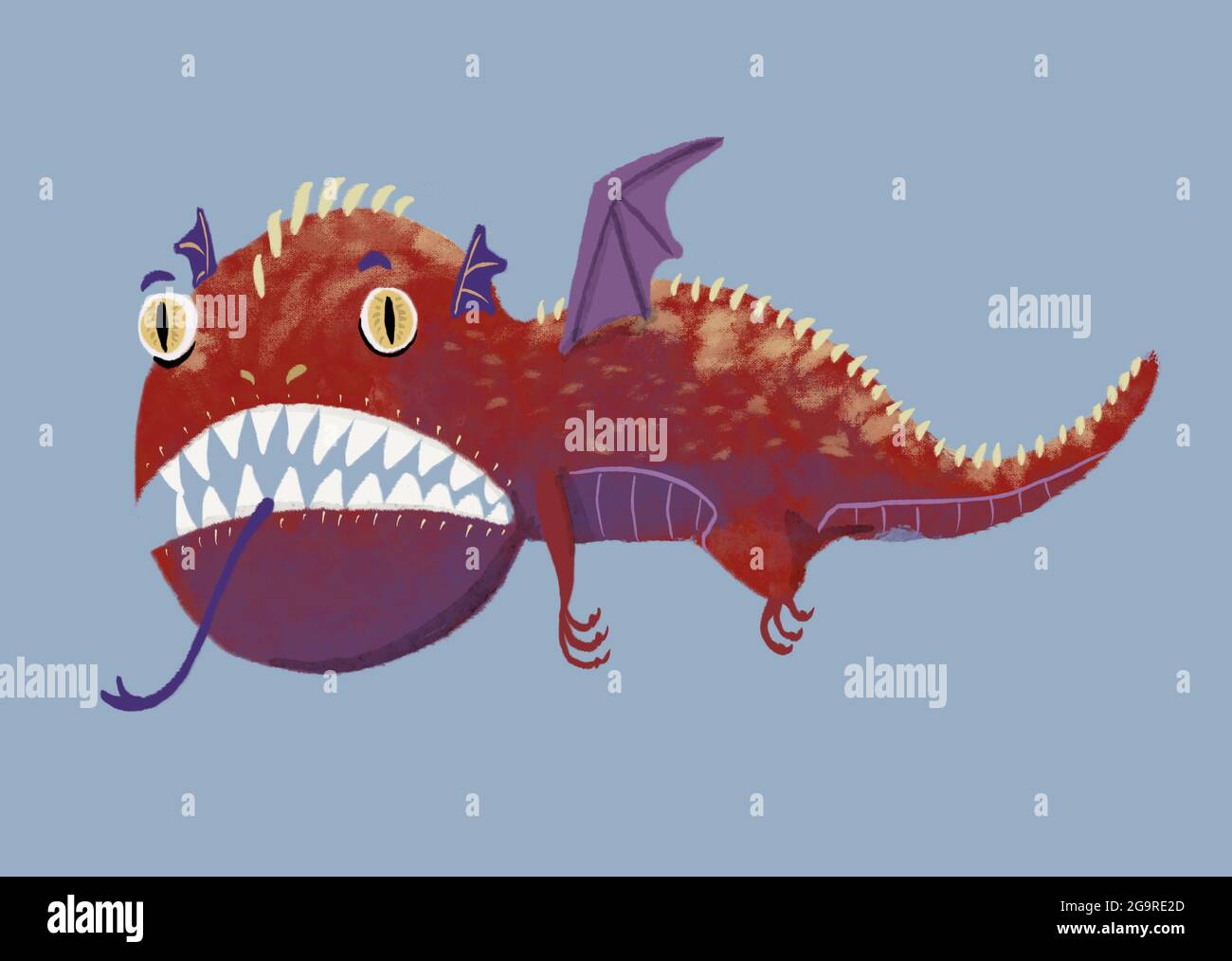 Illustration de dragon Banque D'Images