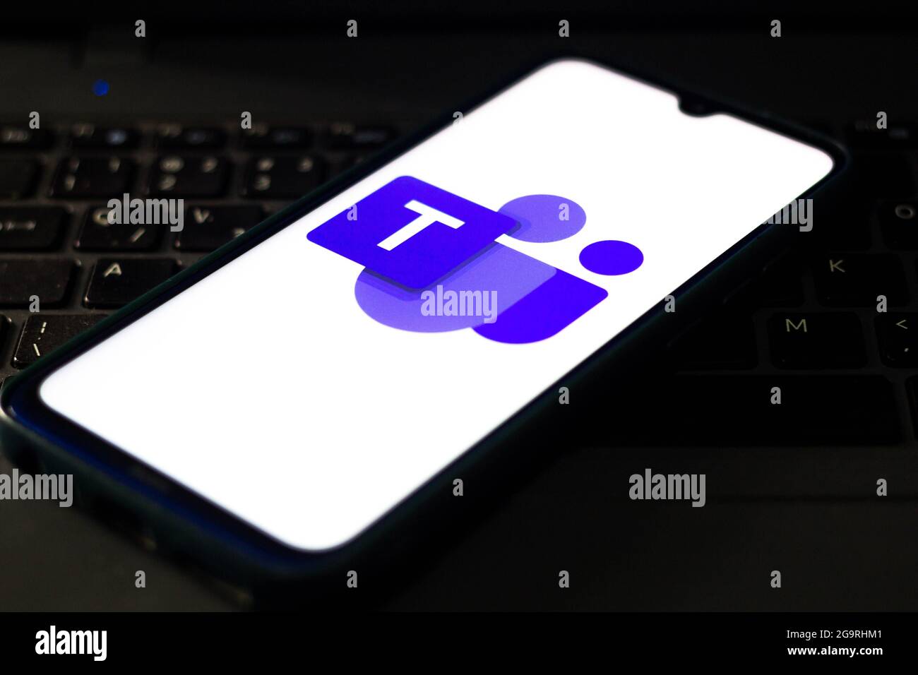 Brésil. 27 juillet 2021. Dans cette illustration, le logo Microsoft Teams s'affiche sur un smartphone. (Credit image: © Rafael Henrique/SOPA Images via ZUMA Press Wire) Banque D'Images