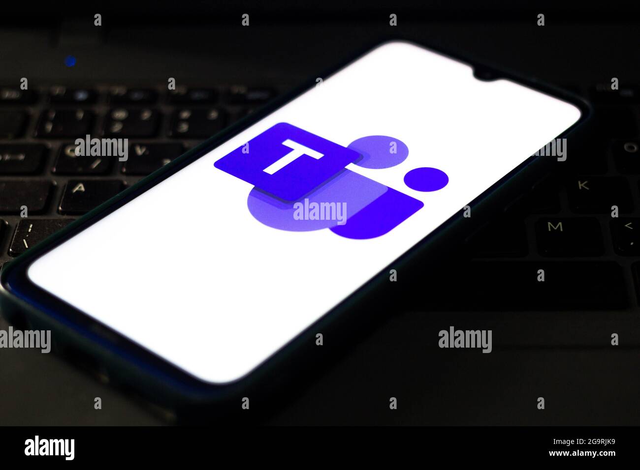 Brésil. 27 juillet 2021. Dans cette illustration, le logo Microsoft Teams s'affiche sur un smartphone. (Photo de Rafael Henrique/SOPA Images/Sipa USA) crédit: SIPA USA/Alay Live News Banque D'Images