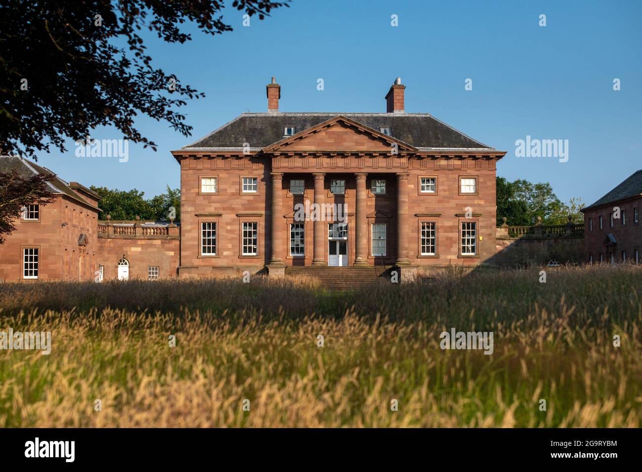 Paxton House est une maison historique à Paxton, dans le Berwickshire, aux frontières écossaises, à quelques kilomètres au sud-ouest de Berwick-upon-Tweed, surplombant la rivière Banque D'Images