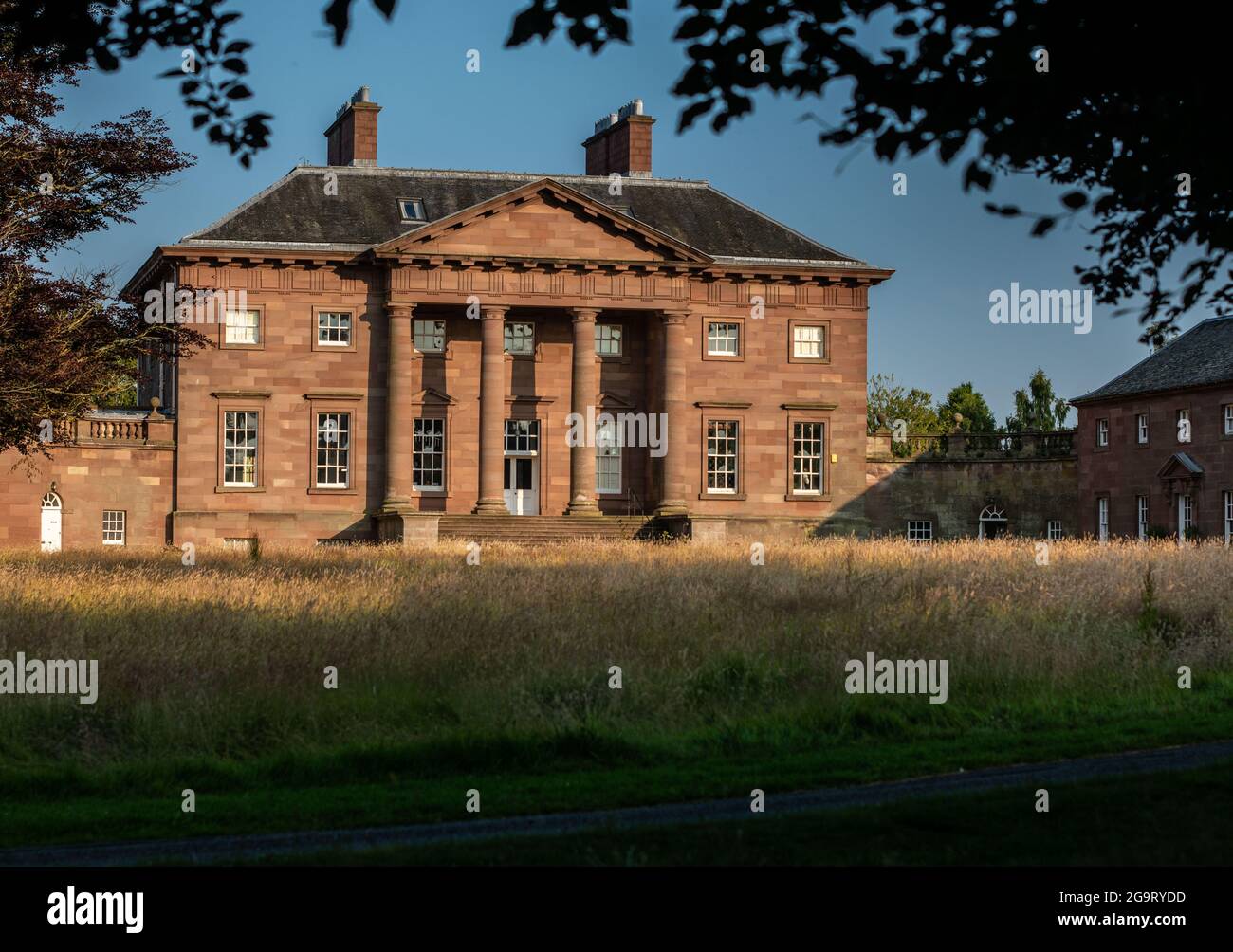 Paxton House est une maison historique à Paxton, dans le Berwickshire, aux frontières écossaises, à quelques kilomètres au sud-ouest de Berwick-upon-Tweed, surplombant la rivière Banque D'Images