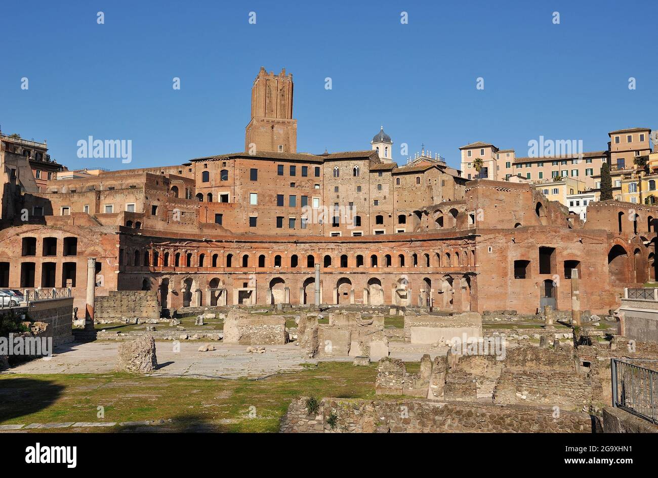 Forum et marché de Trajan, Rome, Italie Banque D'Images