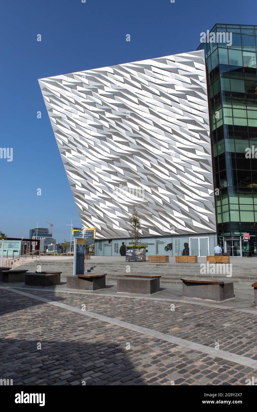 Musée Titanic Belfast Irlande Banque D'Images