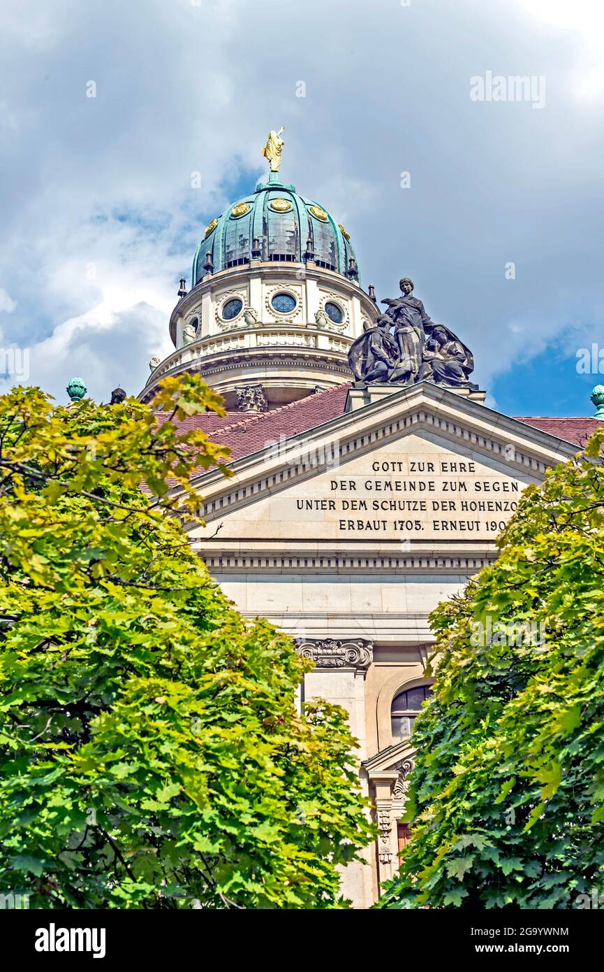 Gendarmenmarkt, Berlin : le français ; Französische Friedrichstadtkirche Friedrichstadtkirche Banque D'Images