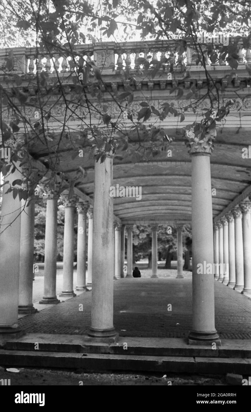 New York City sur le film B&W 35mm Banque D'Images