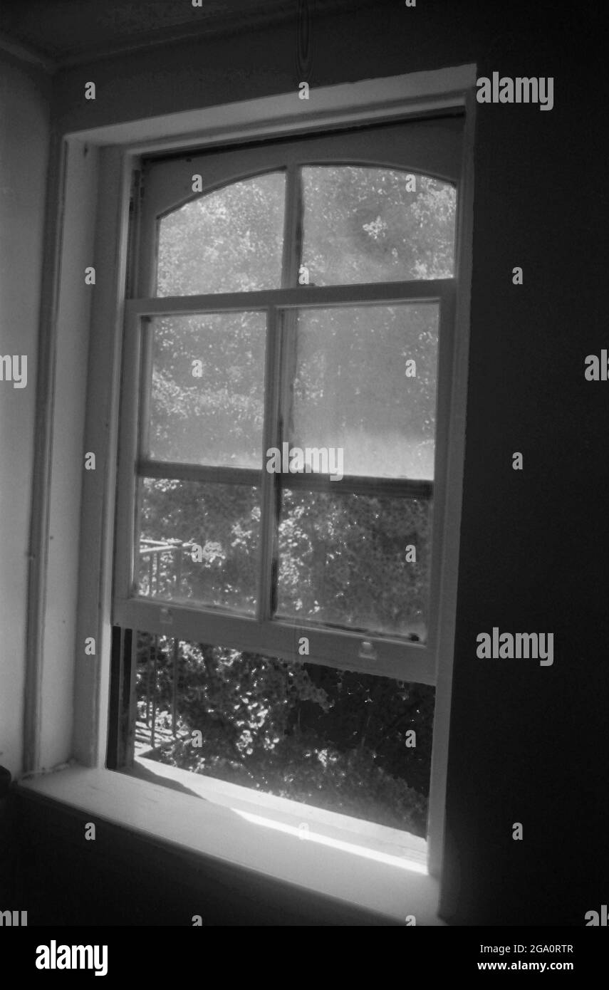 New York City sur le film B&W 35mm Banque D'Images