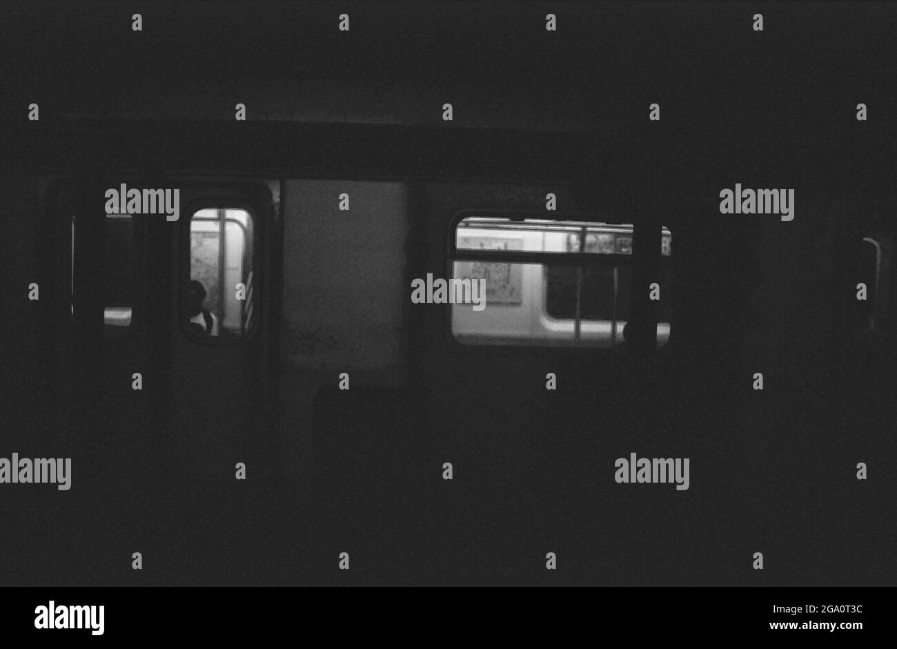 New York City sur le film B&W 35mm Banque D'Images