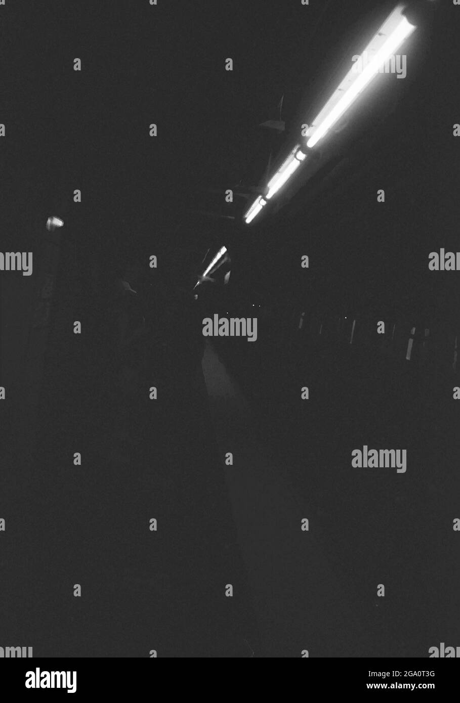 New York City sur le film B&W 35mm Banque D'Images