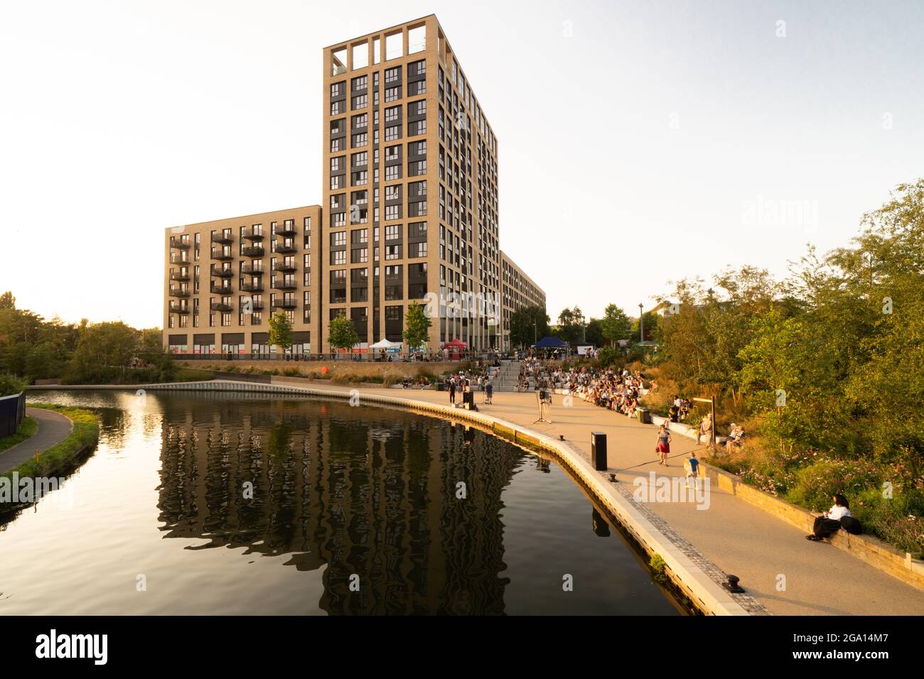 Greenford Quay, Ealing, Londres, Angleterre Banque D'Images