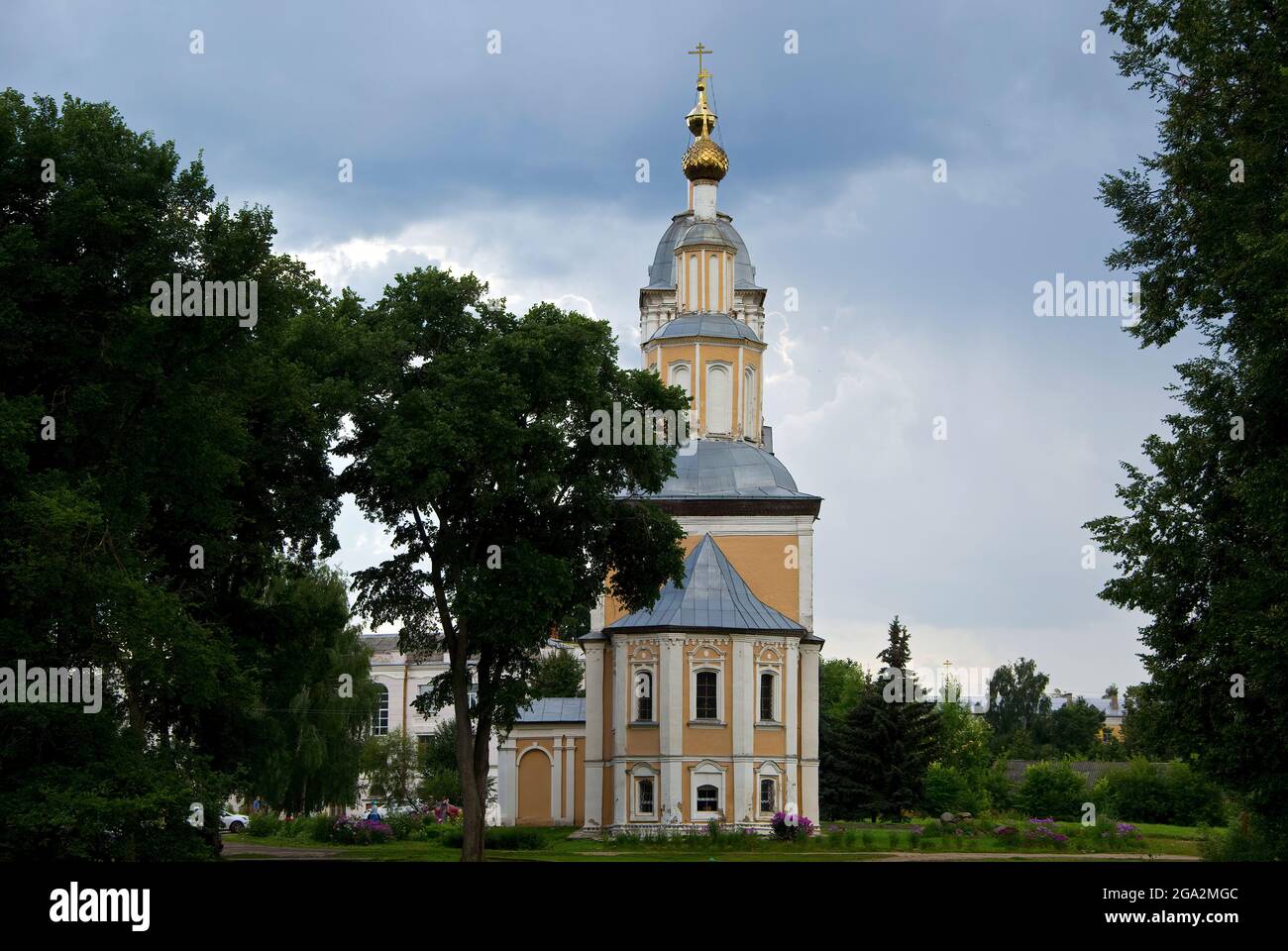 Kremlin dans la vieille ville russe d'Uglich. Banque D'Images