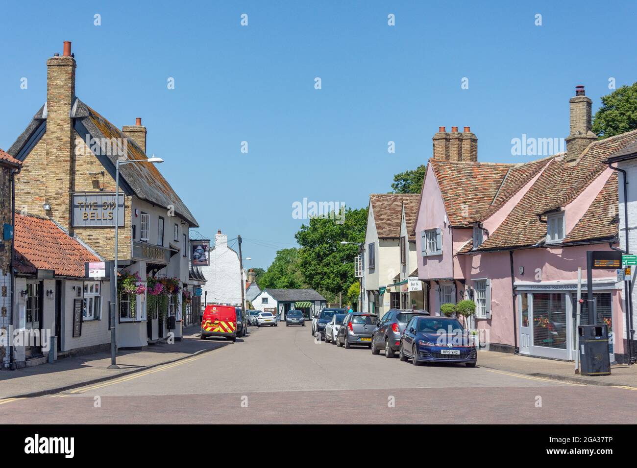 High Street, Fulbourn, Cambridgeshire, Angleterre, Royaume-Uni Banque D'Images