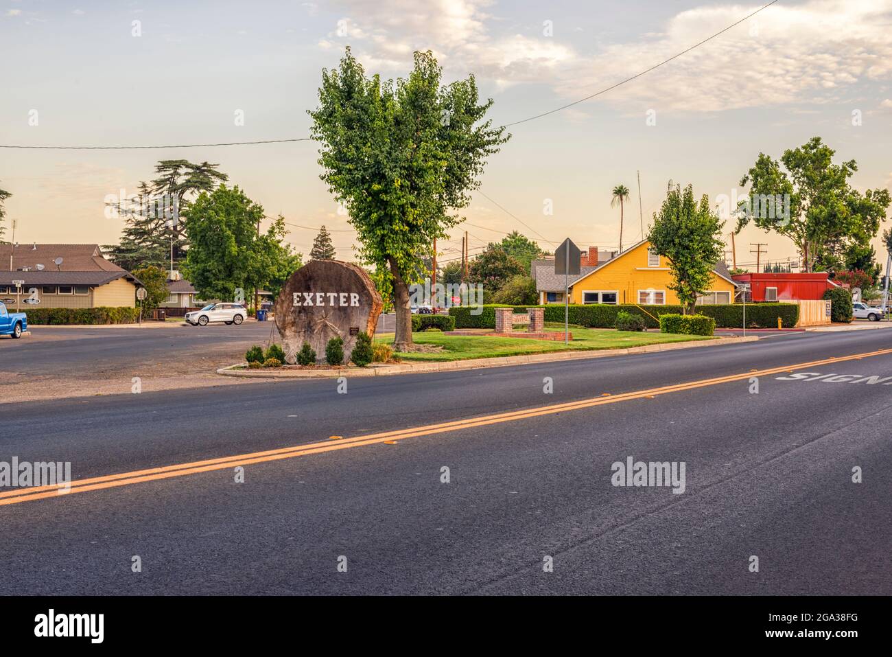 Exeter, Californie, États-Unis. Banque D'Images