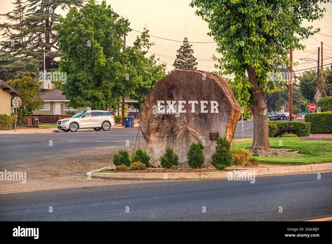 Exeter, Californie, États-Unis. Banque D'Images