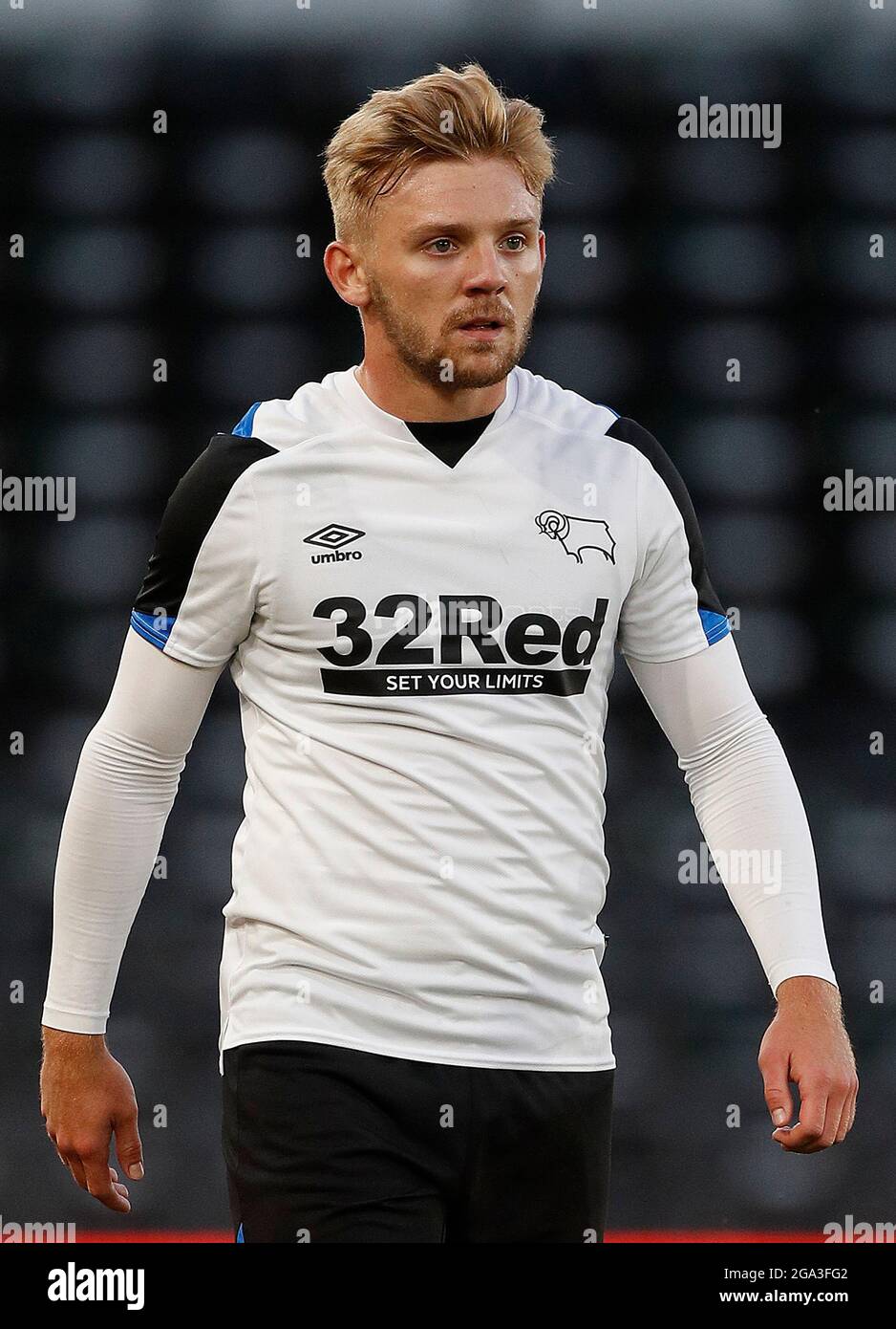 Derby, Angleterre, 28 juillet 2021. Kamil Jozwiak du comté de Derby pendant le match de pré-saison au stade Pride Park, Derby. Le crédit photo doit être lu : Darren Staples / Sportimage Banque D'Images