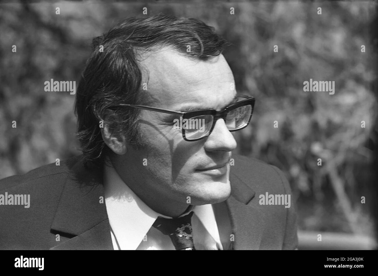 Portrait de l'acteur roumain-allemand Emmerich Schäffer, env. 1975 Banque D'Images