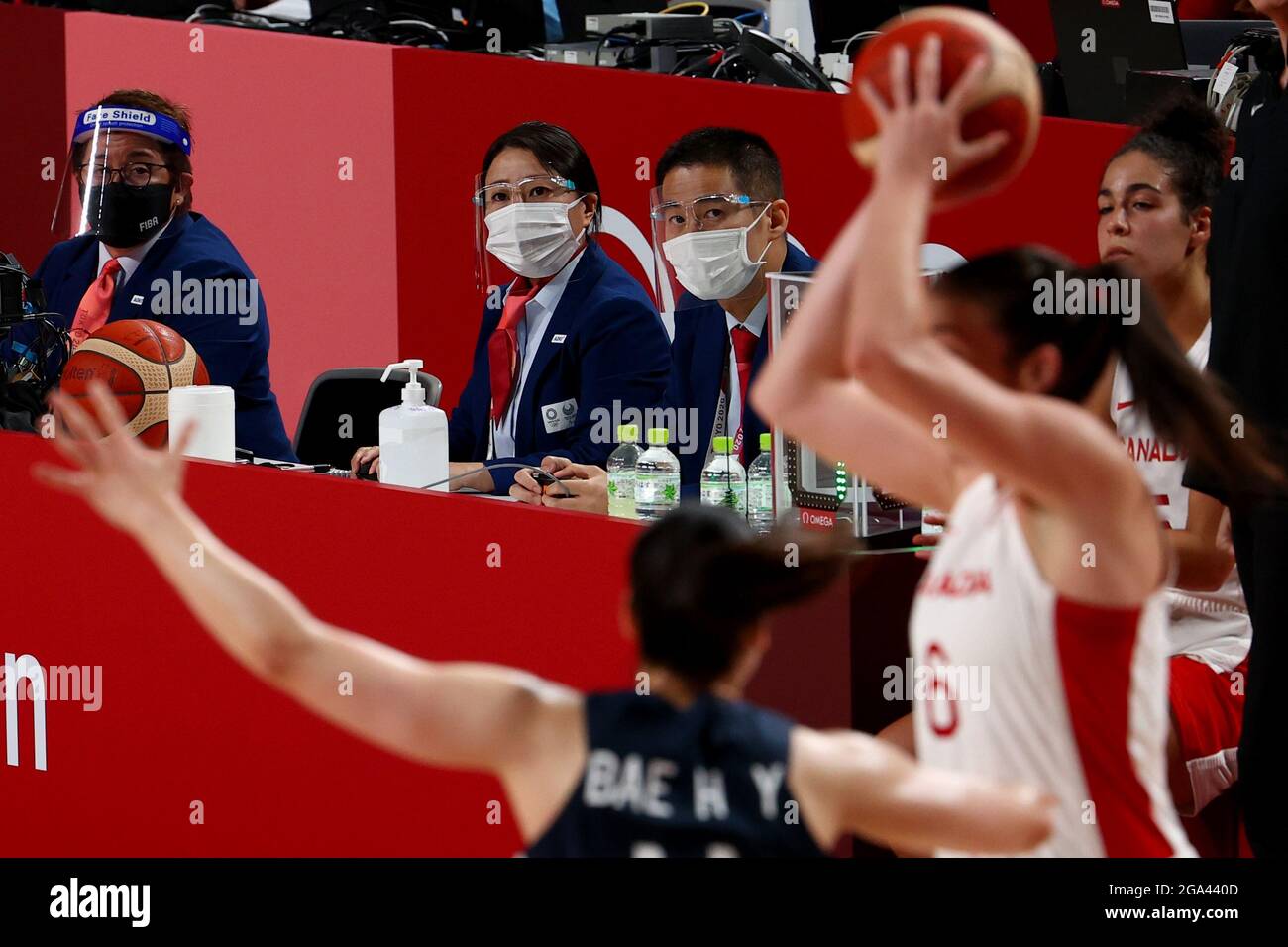 Tokyo 2020 Olympics Basketball femmes Groupe A Canada / Corée