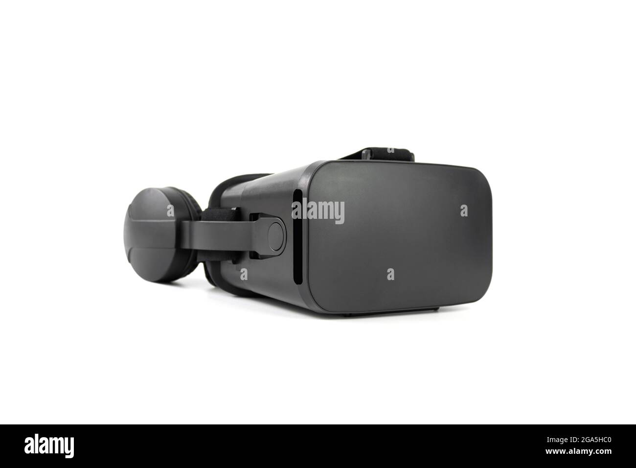 Lunettes VR isolées sur fond blanc. Banque D'Images