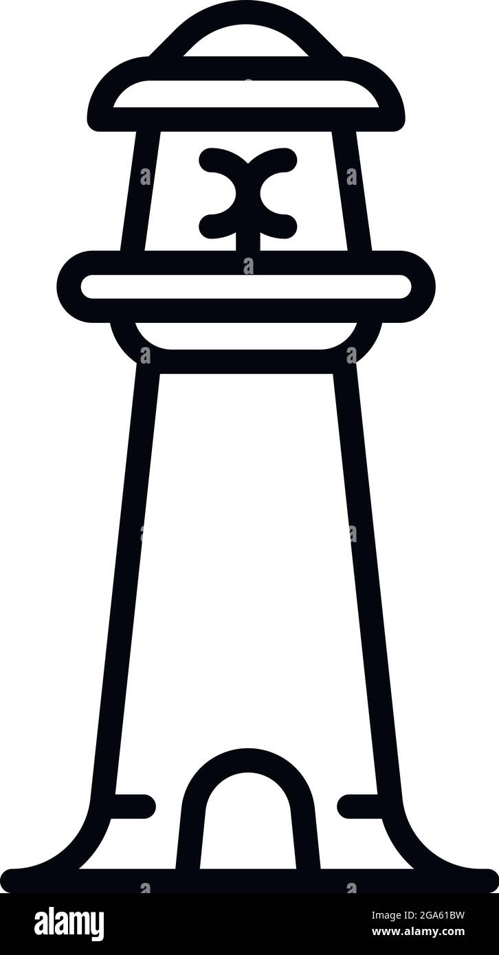 L'icône phare de la côte. Décrire l'autre icône vecteur phare pour la conception web isolé sur fond blanc Illustration de Vecteur