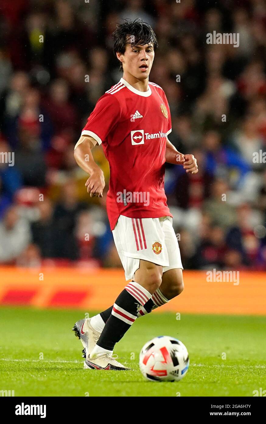 Manchester, Angleterre, 28 juillet 2021. Facundo Pellistri de Manchester United lors du match d'avant-saison à Old Trafford, Manchester. Le crédit photo devrait se lire: Andrew Yates / Sportimage Banque D'Images