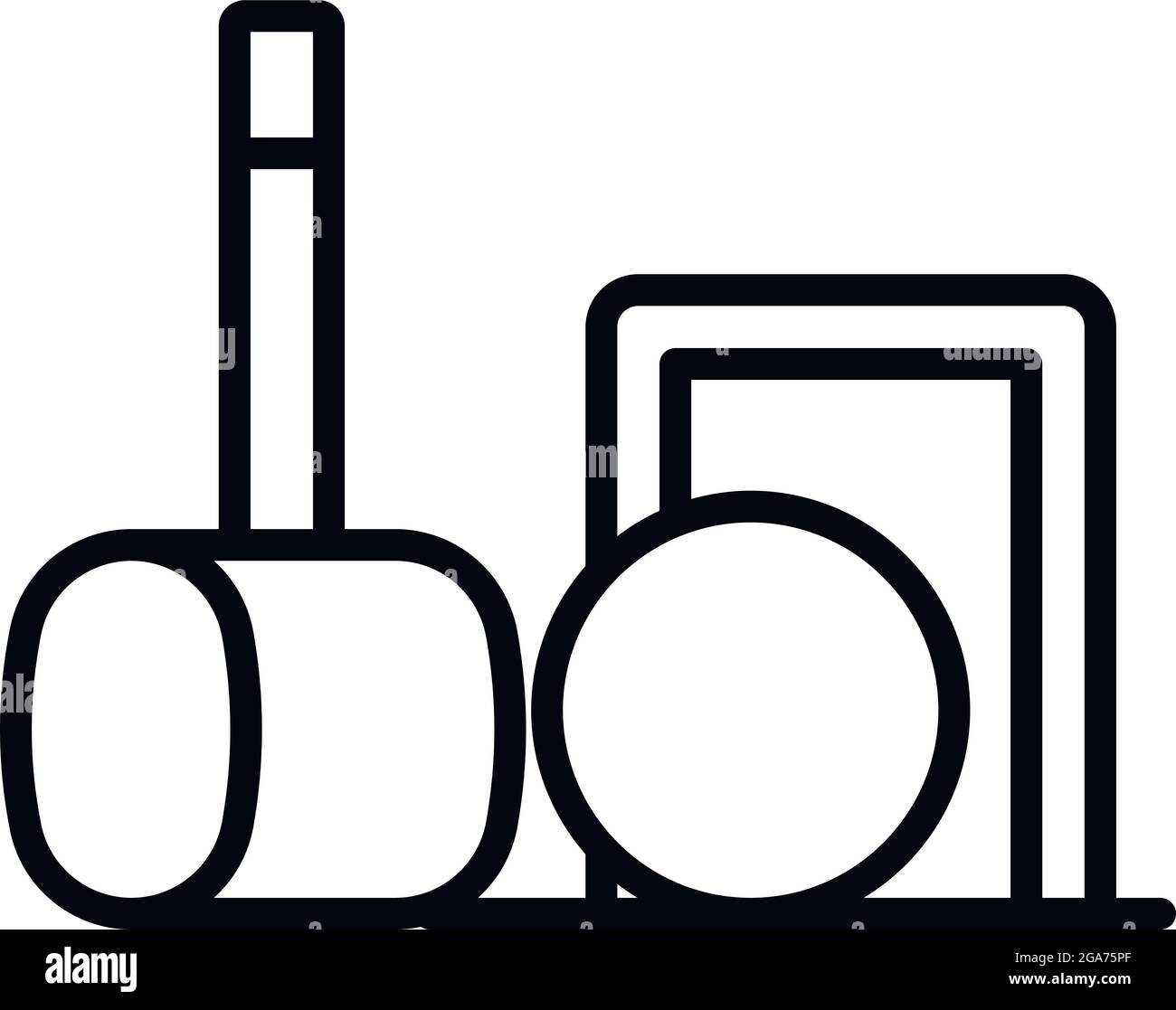 Icône de jeu croquet. Outline Croquet icône de vecteur de jeu pour le web design isolé sur fond blanc Illustration de Vecteur